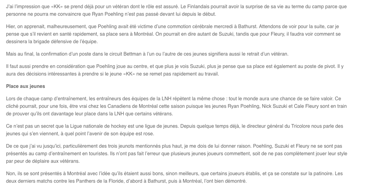 KK... Déjà le BOUC-ÉMISSAIRE des COLONS du Québec...