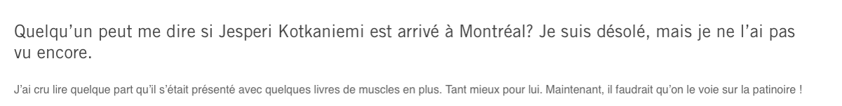 KK... Déjà le BOUC-ÉMISSAIRE des COLONS du Québec...