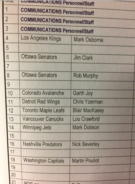 Le DIRECTEUR du RECRUTEMENT des Jets...Est encore au Centre Bell..