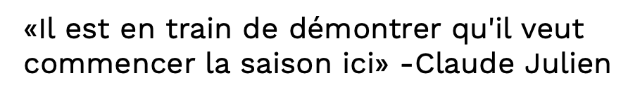 Le KID méritait son BONBON dès hier soir...