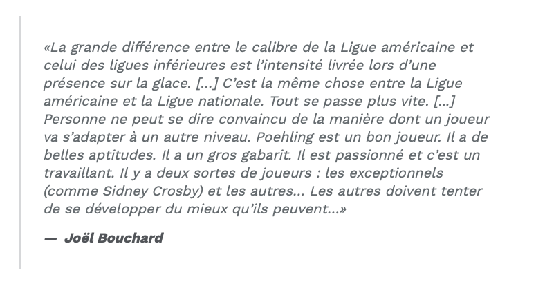 Le MANÈGE de JOJO BOUCHARD est CLAIR et NET....