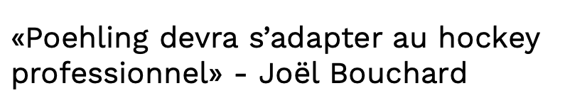 Le MANÈGE de JOJO BOUCHARD est CLAIR et NET....