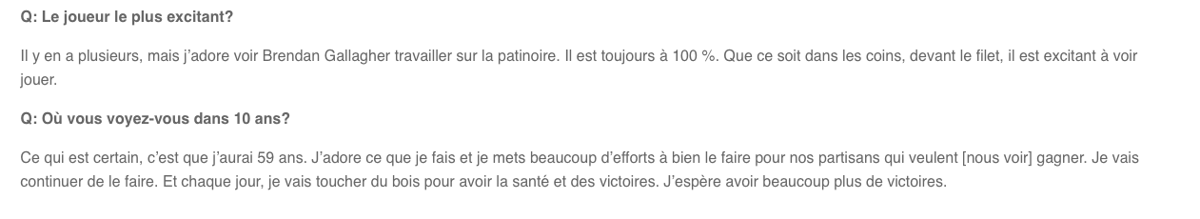 Le PROPRIO le PLUS HYPOCRITE de l'HISTOIRE de la LNH..