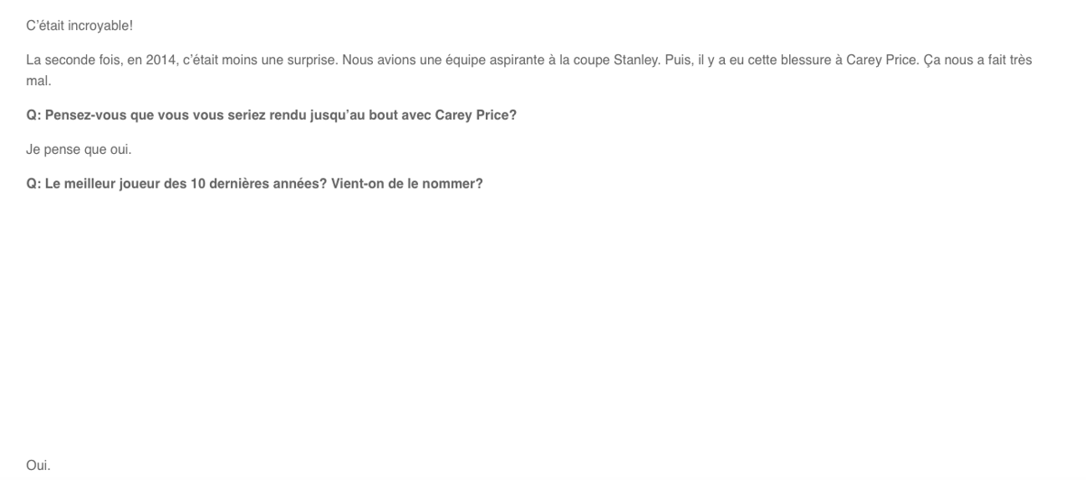 Le PROPRIO le PLUS HYPOCRITE de l'HISTOIRE de la LNH..