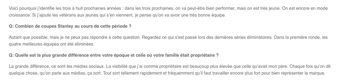 Le PROPRIO le PLUS HYPOCRITE de l'HISTOIRE de la LNH..