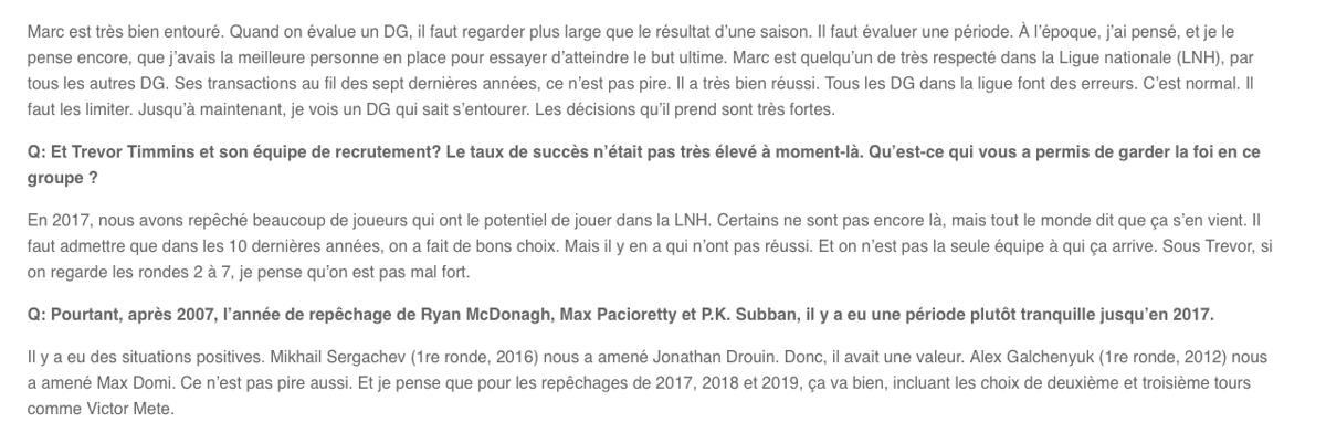 Le PROPRIO le PLUS HYPOCRITE de l'HISTOIRE de la LNH..