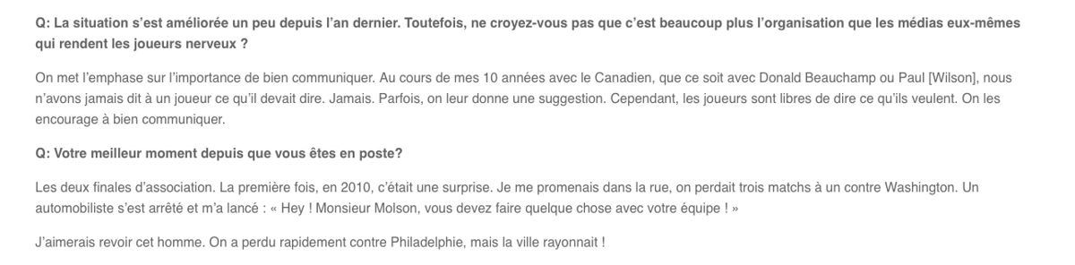 Le PROPRIO le PLUS HYPOCRITE de l'HISTOIRE de la LNH..