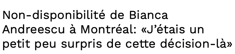 Les médias québécois...ont peur qu'elle devienne comme GENIE....