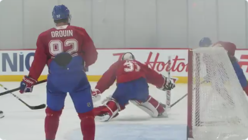 Même dans les entraînements, Lehkonen n'est pas capable...
