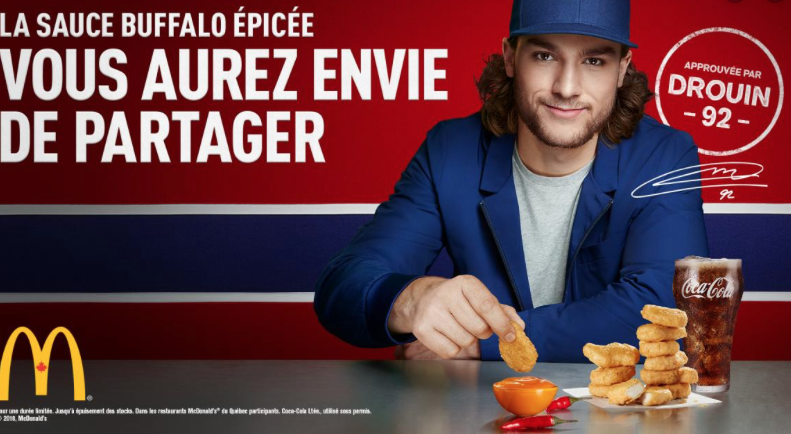 Même McDo REJETTE Jonathan Drouin....