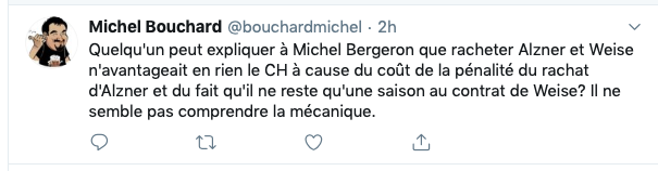 Michel Bergeron en perd des BOUTTES...