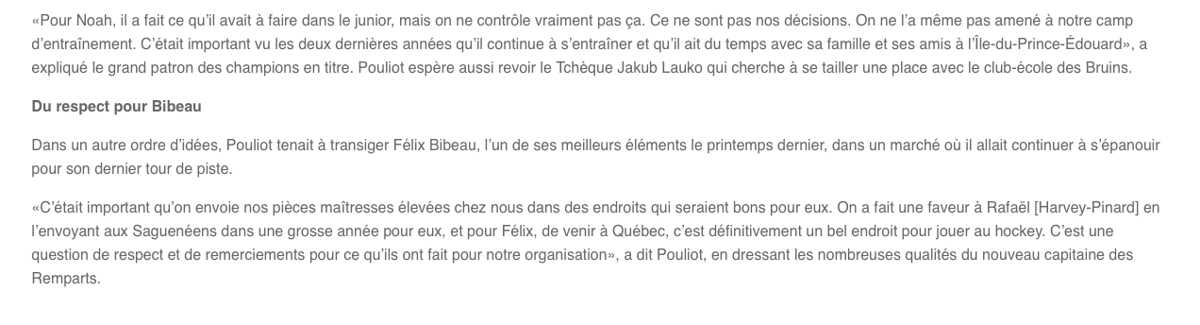 Noah Dobson...Tout proche de son rêve....