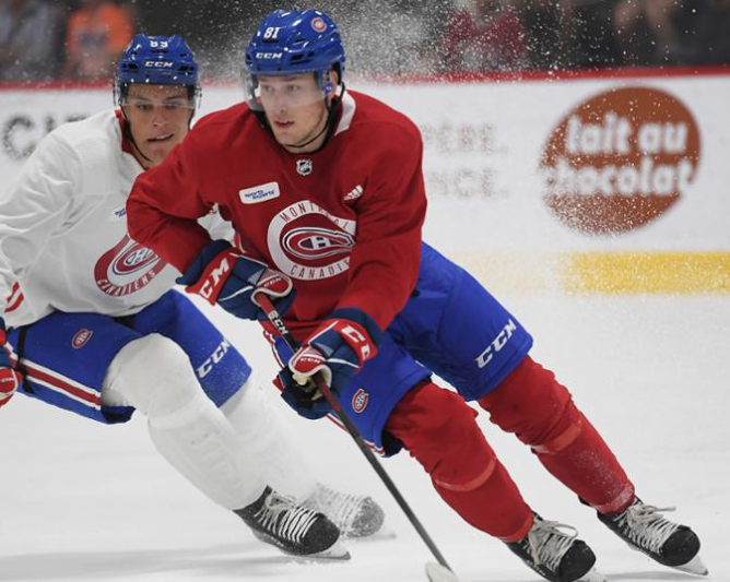 Pauvre gars...Jouer dans l'ombre de Cole Caufield...