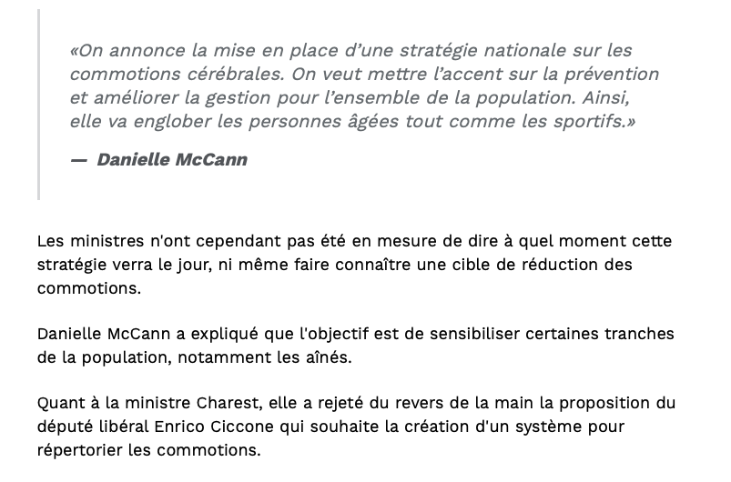 Quand le PREMIER MINISTRE envoie un message à Gary Bettman...