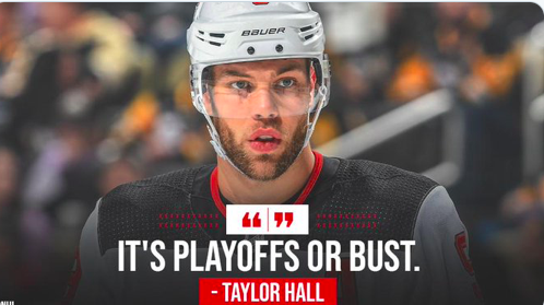 Taylor Hall continue d'être lié au Canadien de Montréal en vue de 2020-2021.