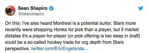 Un journaliste de Dallas confirme le Canadien...