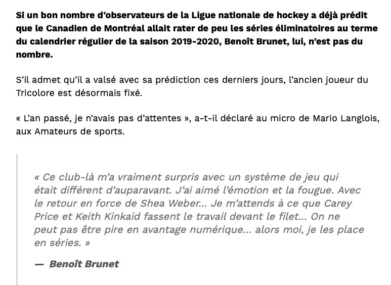 Benoît Brunet place le CH en séries!!!!!!