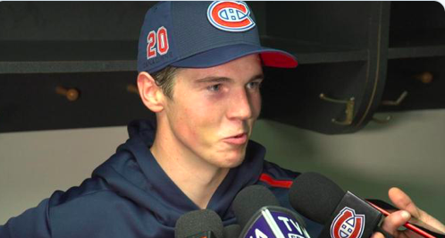 Cale Fleury serait très AFFECTÉ de manquer le match de ce soir..