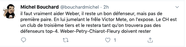 C'est rendu qu'il faut protéger Shea Weber...