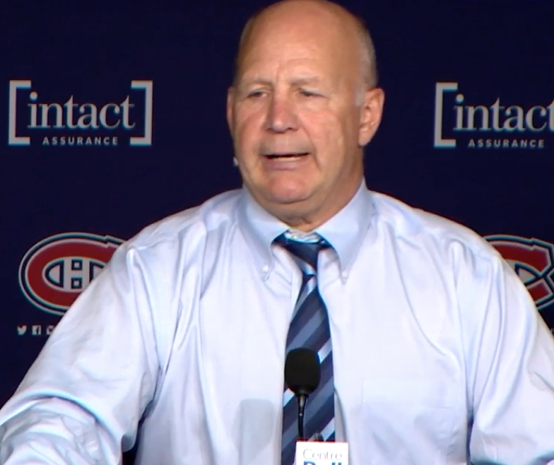 Claude Julien a annulé l'entraînement d'aujourd'hui...