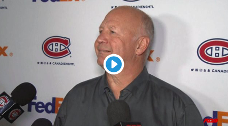 Claude Julien et le SOURIRE CACHOTIER....HAHA!!