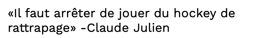 Claude Julien VISE Nick Suzuki!!!!