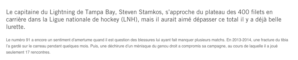 Comme Mario Lemieux...sans son CANCER...