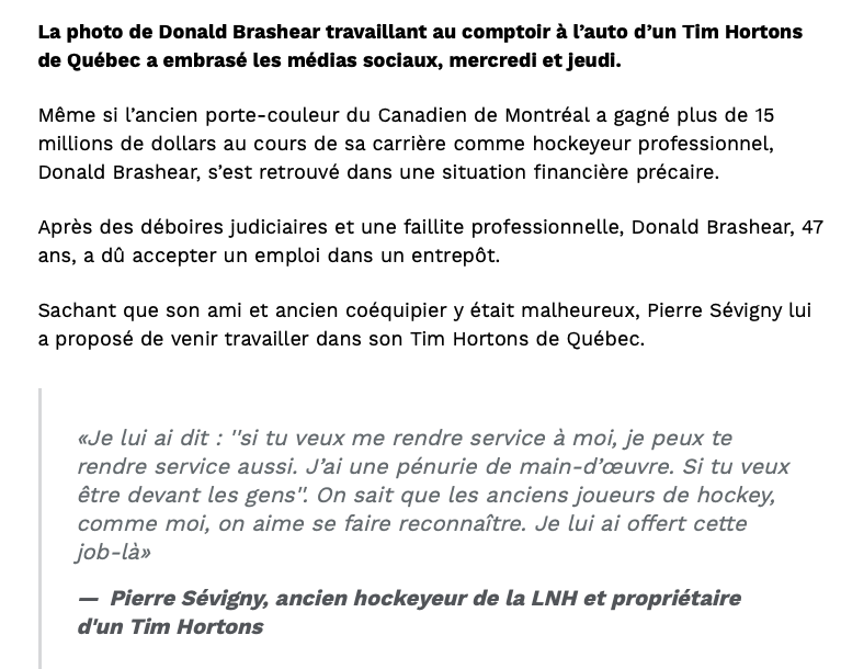 Donald Brashear va amener du MONDE en TA. dans son restaurant...