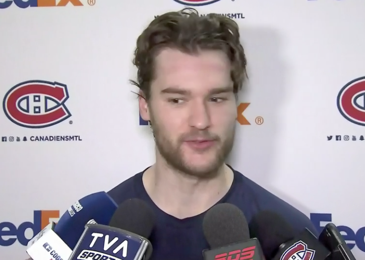 Drouin aurait peur d'avoir l'air niaiseux !!!
