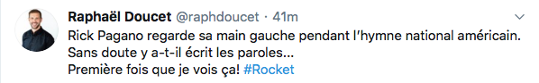HAHA...Le Rocket a manqué de budget en TA...