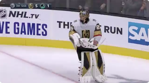 HAHA...Marc-André Fleury est CRAMPANT !!!