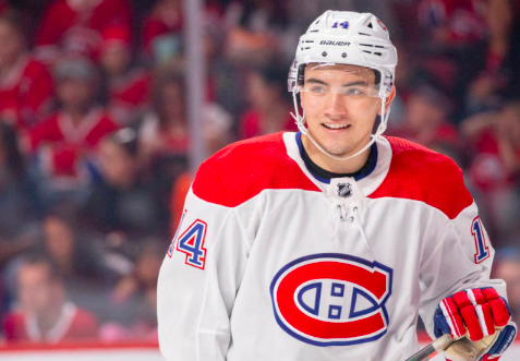 Il est temps de placer Nick Suzuki au CENTRE....
