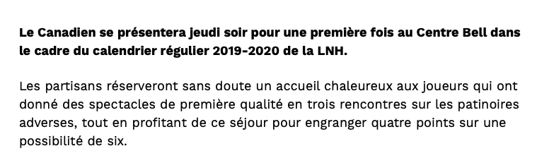 Il faut l'avouer...4 points sur 6...