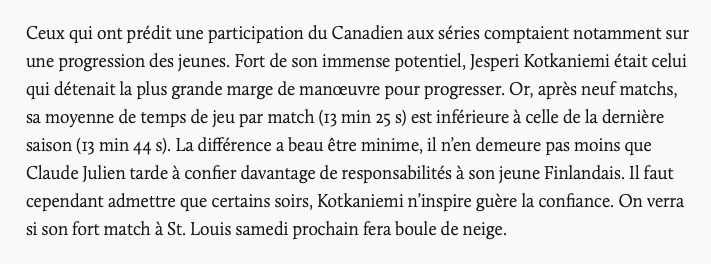 Il serait temps que Marc Bergevin descende de son 2e étage..