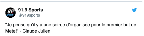 Il y a une soirée d'ORGANISÉE pour le PREMIER BUT de Victor Mete...