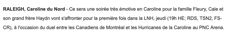 IMMENSE FÉBRILITÉ dans la famille Fleury....