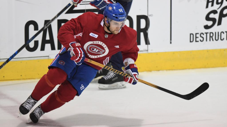 Jonathan Drouin a été puni pour sa crise à l'entraînement ?