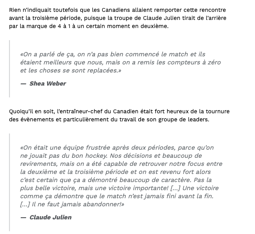Jonathan Drouin ÉMOTIF et POMPÉ comme jamais..