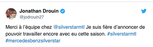 Jonathan Drouin....Une BELLE