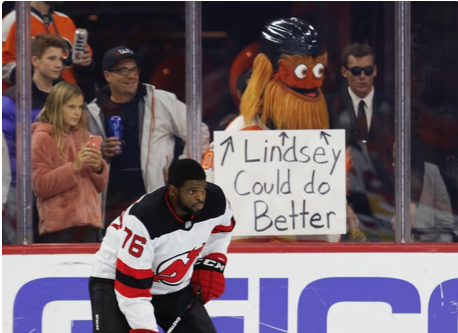 La blonde de PK Subban...Répond à Gritty..