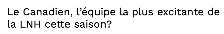 La prédiction du journaliste de TSN...Continue de faire RÉAGIR...