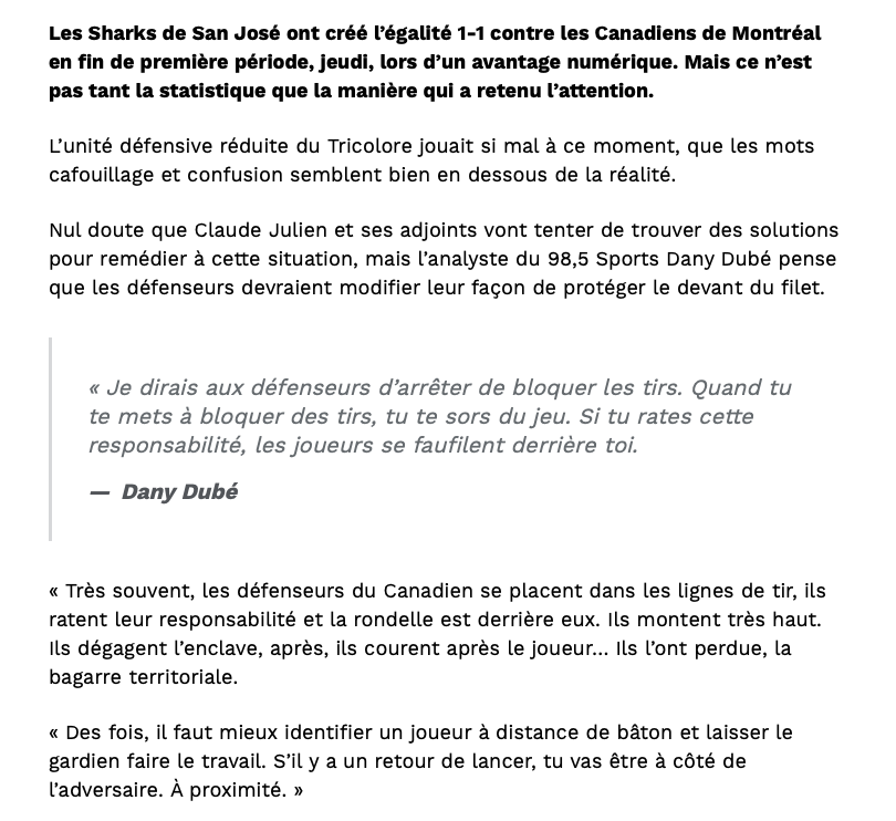 La preuve qu'ils ne font pas confiance à Carey Price...