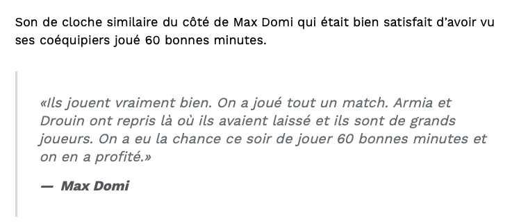 Le CROSBY-DRAISAITL du CH....