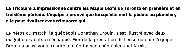 Le CROSBY-DRAISAITL du CH....