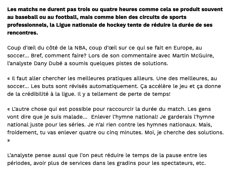 Le PIRE...C'est que Geoff Molson était FIER de sa cérémonie..