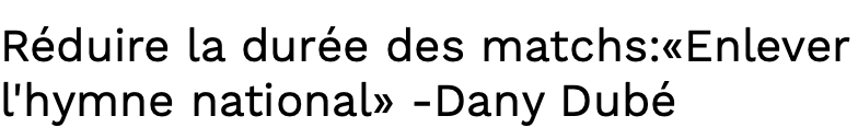 Le PIRE...C'est que Geoff Molson était FIER de sa cérémonie..