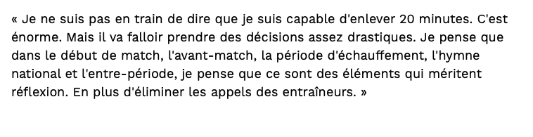 Le PIRE...C'est que Geoff Molson était FIER de sa cérémonie..