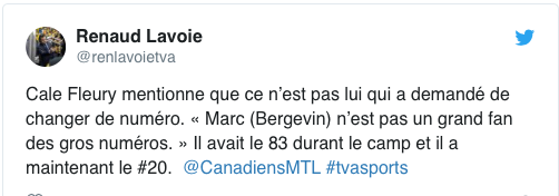 Marc Bergevin veut COPIER Lamoriello.....