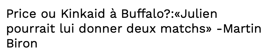 Martin Biron pense comme Ron Fournier..