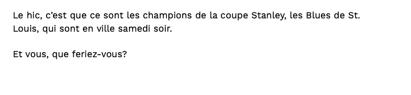 Martin Biron pense comme Ron Fournier..